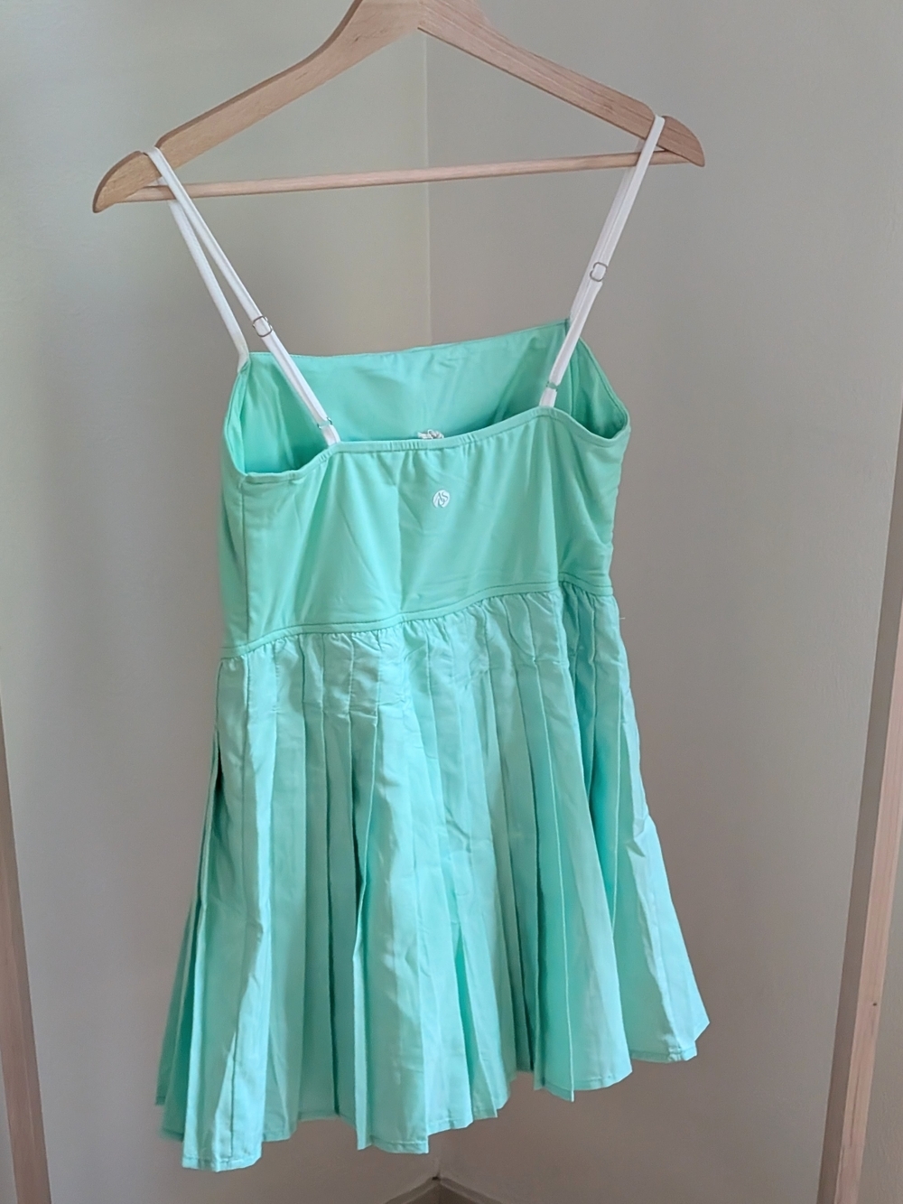 Altar'd State Mint Green Pleated Mini Dress - Picture 10 of 12